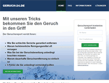Tablet Screenshot of geruch-24.de